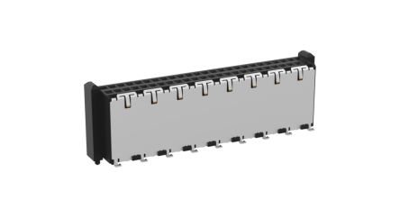 ERNI Surface Mount PCB Socket, 50-Contact, 2-Row, 1mm Pitch [354178 / 354178-E]; 246-4262
