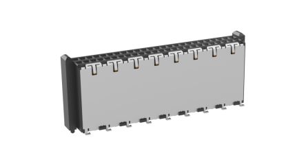 ERNI Surface Mount PCB Socket, 50-Contact, 2-Row, 1mm Pitch [354180 / 354180-E]; 246-4265