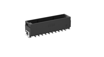 ERNI MaxiBridge Series Vertical Surface PCB Header, 20 Contact(s), 2.54 mm Pitch, 2 Row(s), Shrouded [464686 / 464686-E]; 246-4279
