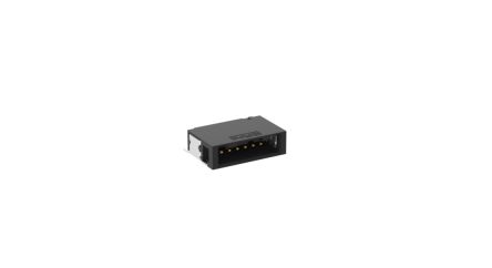 ERNI MicroBridge Series Right Angle Surface PCB Header, 6 Contact(s), 1.27 mm Pitch, 1 Row(s), Shrouded [504275 / 504275-E]; 246-4317