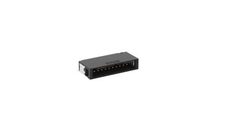 ERNI MicroBridge Series Right Angle Surface PCB Header, 10 Contact(s), 1.27 mm Pitch, 1 Row(s), Shrouded [504295 / 504295-E]; 246-4321