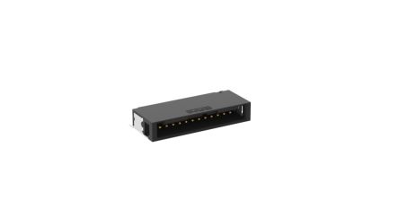 ERNI MicroBridge Series Right Angle Surface PCB Header, 12 Contact(s), 1.27 mm Pitch, 1 Row(s), Shrouded [504305 / 504305-E]; 246-4323