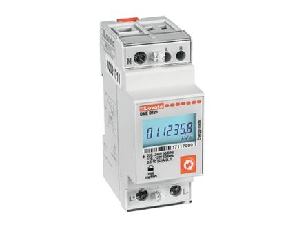 Lovato 1 Phase LCD Energy MeterEnergy Meter [DMED121MID]; 246-6499