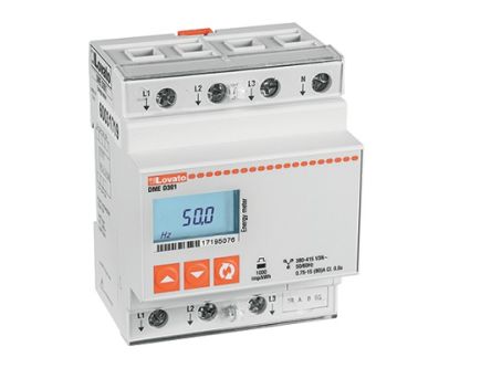 Lovato 3 Phase LCD Energy MeterEnergy Meter [DMED301]; 246-6500