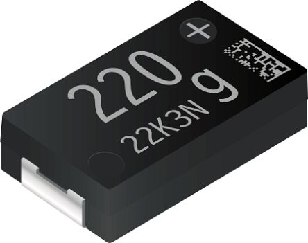 Panasonic 220μF Surface Mount Polymer Capacitor, 2.5V [EEFKX0E221RE]; 246-9310