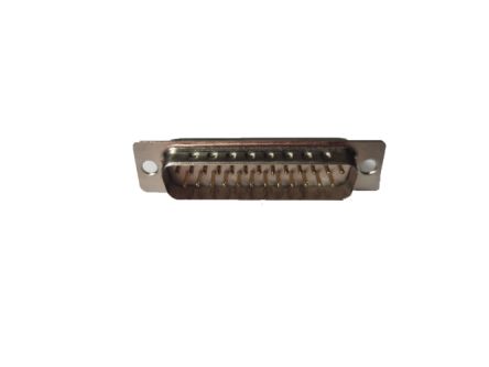 RS PRO 25 Way Panel Mount D-sub Connector Plug, 2.77mm Pitch, with Screw [0]; 246-9515