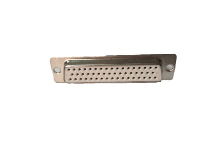 RS PRO 50 Way Panel Mount D-sub Connector Socket, 2.77mm Pitch, with Screw [0]; 246-9528