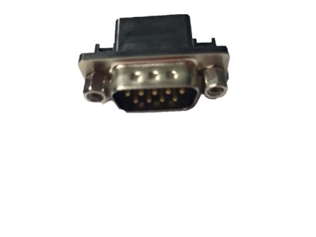 RS PRO 9 Way Right Angle Panel Mount D-sub Connector Plug, 2.77mm Pitch, with Screw [0]; 246-9531