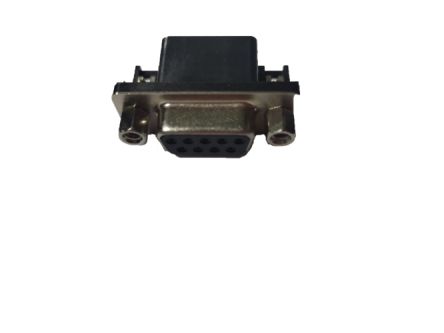 RS PRO 9 Way Right Angle Panel Mount D-sub Connector Socket, 2.77mm Pitch, with Screw [0]; 246-9533