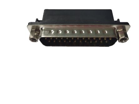 RS PRO 25 Way Right Angle Panel Mount D-sub Connector Plug, 2.77mm Pitch, with Screw [0]; 246-9537