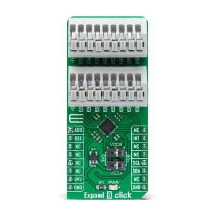 MikroElektronika Expand 9 click Add On Board for SX1509QB MikroBUS [MIKROE-4853]; 247-1029