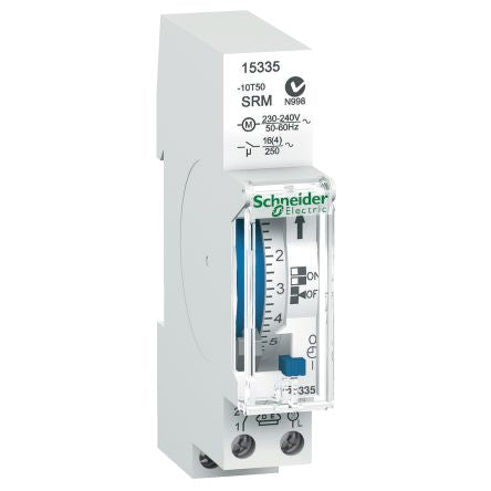 Schneider Electric Analogue Time Switch 230 V ac, 1-Channel [15335]; 247-1634