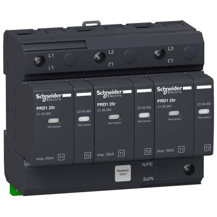 Schneider Electric Surge Arrester, DIN Rail Mount [16331]; 247-1638