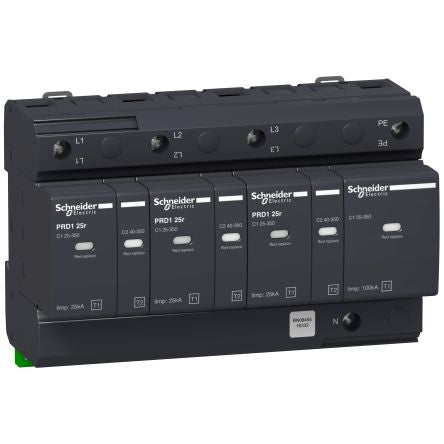 Schneider Electric Surge Arrester, 100kA, DIN Rail Mount [16332]; 247-1639