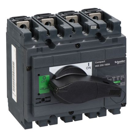 Schneider Electric 4 Pole Isolator Switch - 160A Maximum Current [31105]; 247-1732
