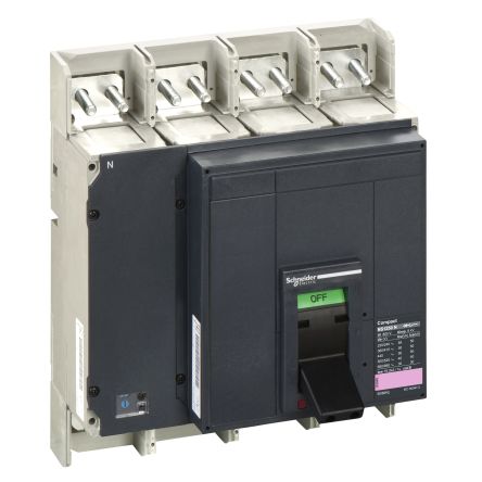 Schneider Electric, Compact MCCB 4P 1.25kA, Fixed Mount [33354]; 247-1783