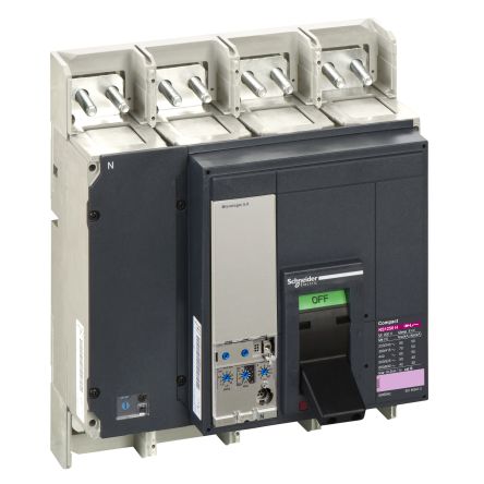 Schneider Electric, Compact MCCB 4P 1.25kA, Fixed Mount [33567]; 247-1839