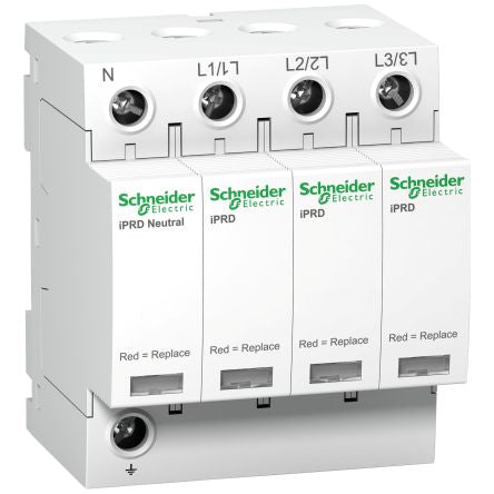 Schneider Electric Industrial Surge Protection, 2.5kA, DIN Rail Mount [A9L08600]; 247-1956
