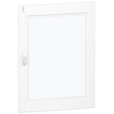 Schneider Electric Lockable Glass, Metal Transparent Door, 750mm H, 550mm W for Use with Enclosure 4 x 24 Modules [PRA15424]; 247-2217