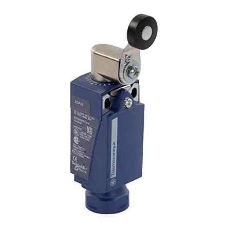 Telemecanique Sensors XCKP Series Roller Lever Limit Switch, IP66, IP67, DP, Plastic Housing, 240V ac Max, 3A Max [XCKP2118M12]; 247-2331