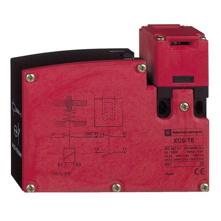 Telemecanique Sensors XCSTE Series Solenoid Interlock Switch, Power to Unlock, 24V ac/dc, Actuator Included [XCSTE5311]; 247-2341