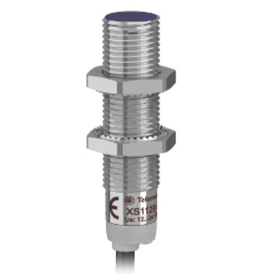 Telemecanique Sensors Inductive Threaded Barrel Proximity Sensor, M12, 4 mm Detection, PNP NC, 12 → 24 V dc [XS112BHPBL2]; 247-2357