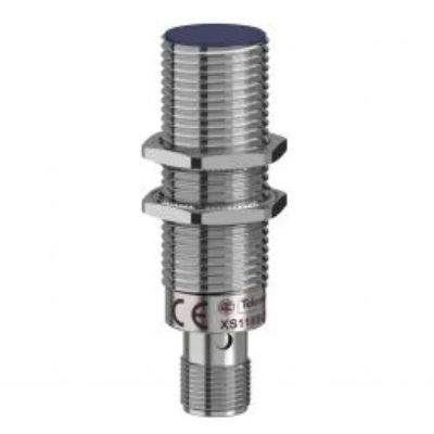 Telemecanique Sensors Inductive Threaded Barrel Proximity Sensor, M18, 8 mm Detection, NPN NO, 12 → 24 V dc [XS118BHNAM12]; 247-2361
