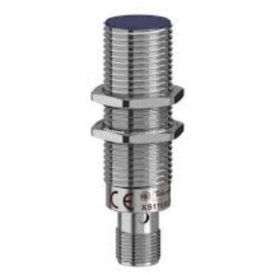 Telemecanique Sensors Inductive Threaded Barrel Proximity Sensor, M18, 8 mm Detection, PNP NO, 12 → 24 V dc [XS118BHPAM12]; 247-2367