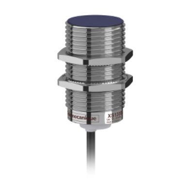 Telemecanique Sensors Inductive Threaded Barrel Proximity Sensor, M30, 15 mm Detection, NPN NO, 12 → 24 V dc [XS130BHNAL2]; 247-2370
