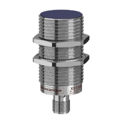 Telemecanique Sensors Inductive Threaded Barrel Proximity Sensor, M30, 15 mm Detection, NPN NO, 12 → 24 V dc [XS130BHNAM12]; 247-2371
