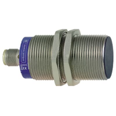 Telemecanique Sensors Inductive Threaded Barrel Proximity Sensor, M30, 15 mm Detection, NPN NC, 12 → 24 V dc [XS130BHNBM12]; 247-2373