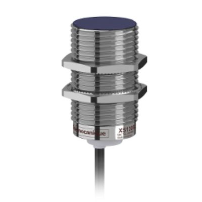 Telemecanique Sensors Inductive Threaded Barrel Proximity Sensor, M30, 15 mm Detection, PNP NO, 12 → 24 V dc [XS130BHPAL5]; 247-2375
