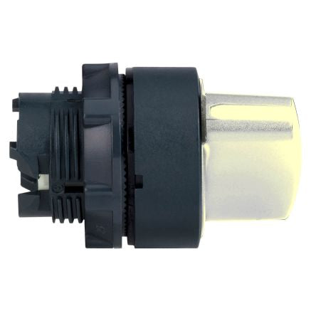 Schneider Electric ZB5 Series 2 Position Selector Switch Head, 22mm Cutout, White Handle [ZB5AD201]; 247-2408