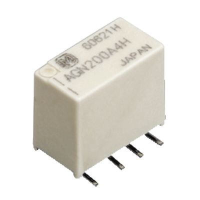 Panasonic Surface Mount Latching Relay, 4.5V dc Coil, DPDT [AGN210S4H]; 247-4044