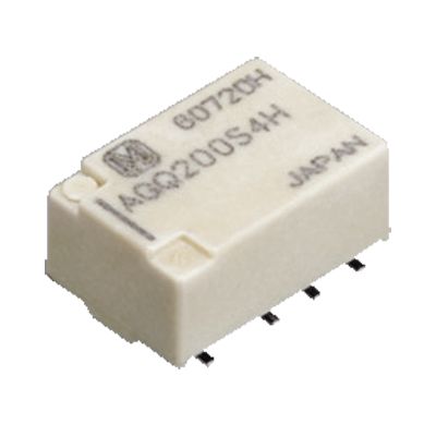 Panasonic Surface Mount Non-Latching Relay, 4.5V dc Coil, 31mA Switching Current, DPDT [AGQ200S4H]; 247-4072