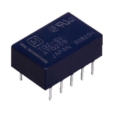 Panasonic PCB Mount Non-Latching Relay, 6V dc Coil, 23.3mA Switching Current, DPDT [TQ2-6V]; 247-4357