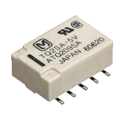 Panasonic Surface Mount Non-Latching Relay, 9V dc Coil, 15.5mA Switching Current, DPDT [TQ2SA-9V]; 247-4375
