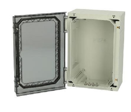 Fibox Polycarbonate Enclosure, 320 x 220 x 150mm [NEO PC 322215 T]; 247-4470