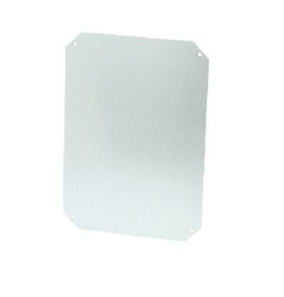 Fibox Galvanised Steel Mounting Plate, 180mm W, 1mm L [NEO MPS 3222]; 247-4480