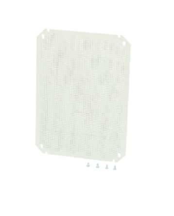 Fibox ABS Perforated Mounting Plate, 280mm W, 3mm L [NEO MPI 3232]; 247-4485