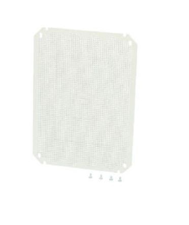 Fibox ABS Perforated Mounting Plate, 280mm W, 3mm L [NEO MPI 4232]; 247-4486