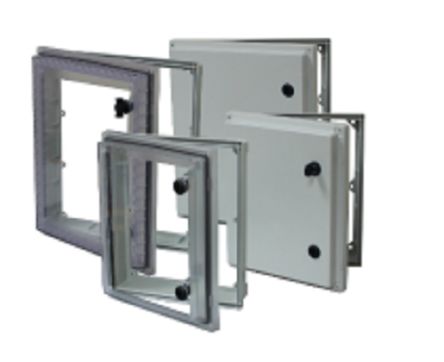 Fibox Polycarbonate IP66 Inspection Window [PW 454009 T]; 247-4487