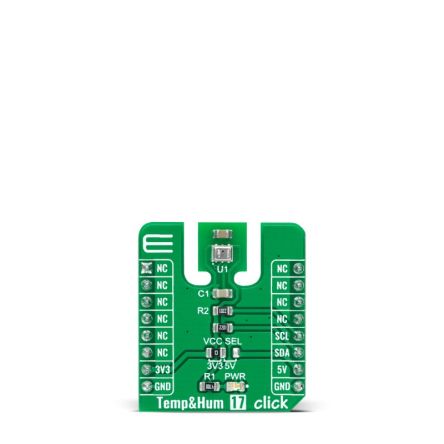 MikroElektronika Temp&Hum 17 Click Temperature & Humidity Sensor Add On Board for HS3001 mikroBUS socket [MIKROE-4702]; 247-5669