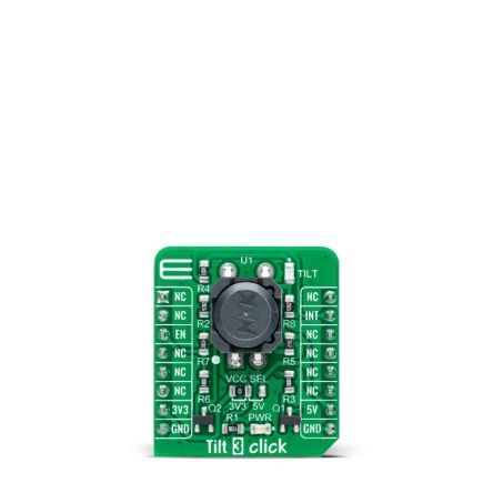 MikroElektronika Tilt 3 Click Tilt Sensor Add On Board for DSBA1P mikroBUS socket [MIKROE-4779]; 247-5699