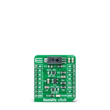 MikroElektronika Humidity Click Humidity Sensor Add On Board for HIH-5030 mikroBUS socket [MIKROE-4878]; 247-5734