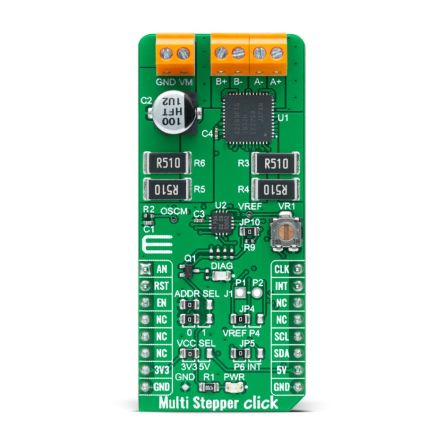 MikroElektronika Multi Stepper Click - TB62269 Stepper Motor Driver for TB62269FTG for Stepper motor [MIKROE-5039]; 247-5785
