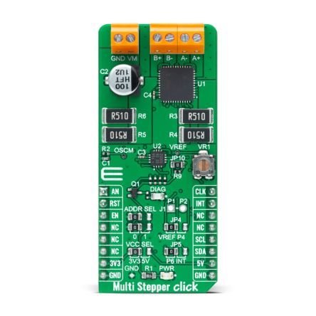 MikroElektronika Multi Stepper Click - TB67S102 Stepper Motor Driver for TB67S102AFNG for Stepper motor [MIKROE-5043]; 247-5789