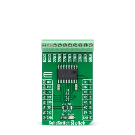 MikroElektronika SolidSwitch 3 Click Load Switch for BD8LB600FS-C for mikroBUS socket [MIKROE-5079]; 247-5801