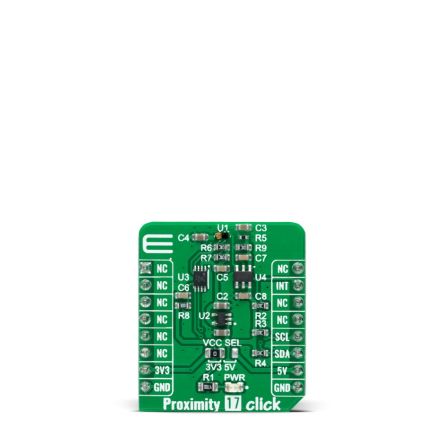 MikroElektronika Proximity 17 Click Proximity Sensor Add On Board for TMD2635 mikroBUS socket [MIKROE-5084]; 247-5803