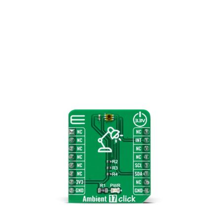 MikroElektronika Ambient 17 Click Ambient Light Sensor Add On Board for TSL2572 mikroBUS socket [MIKROE-5106]; 247-5807